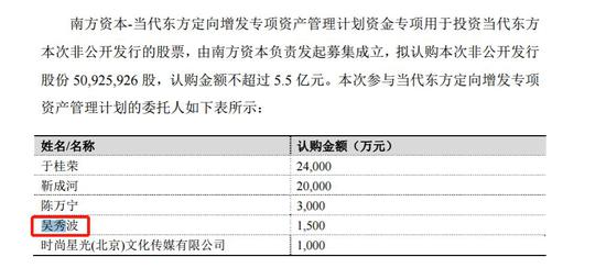 吴秀波桃色新闻牵出资本局中局 律师：或血本无归(图6)